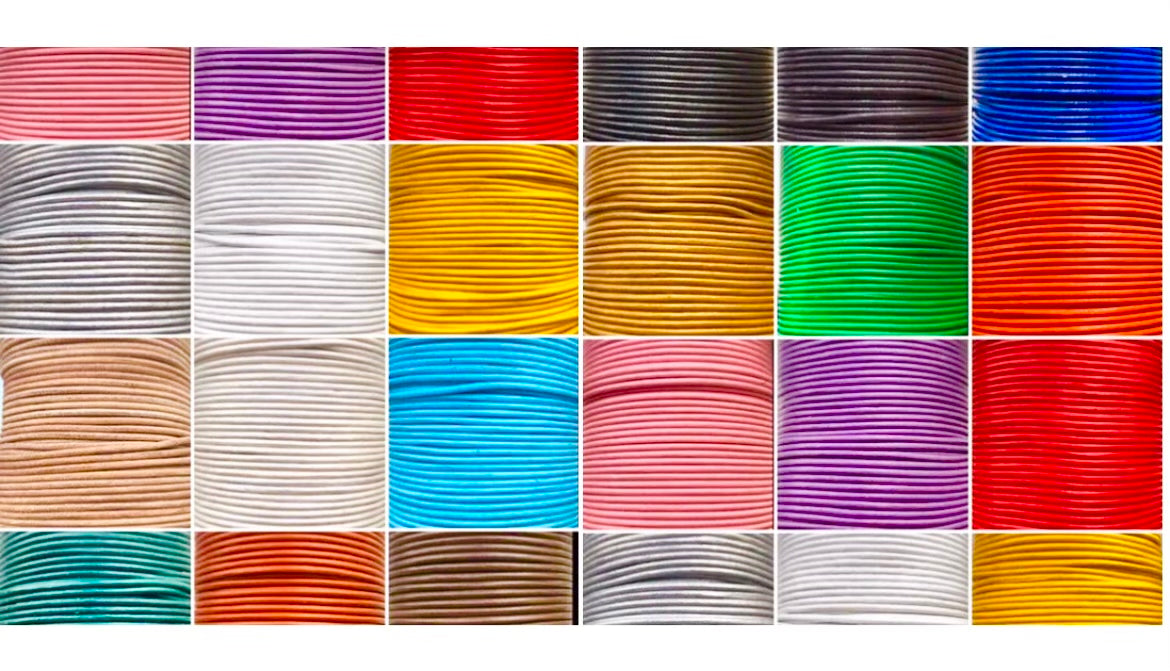 2mm Leather Cord Round Real Genuine Craft Jewellery String Rope Lace Thong