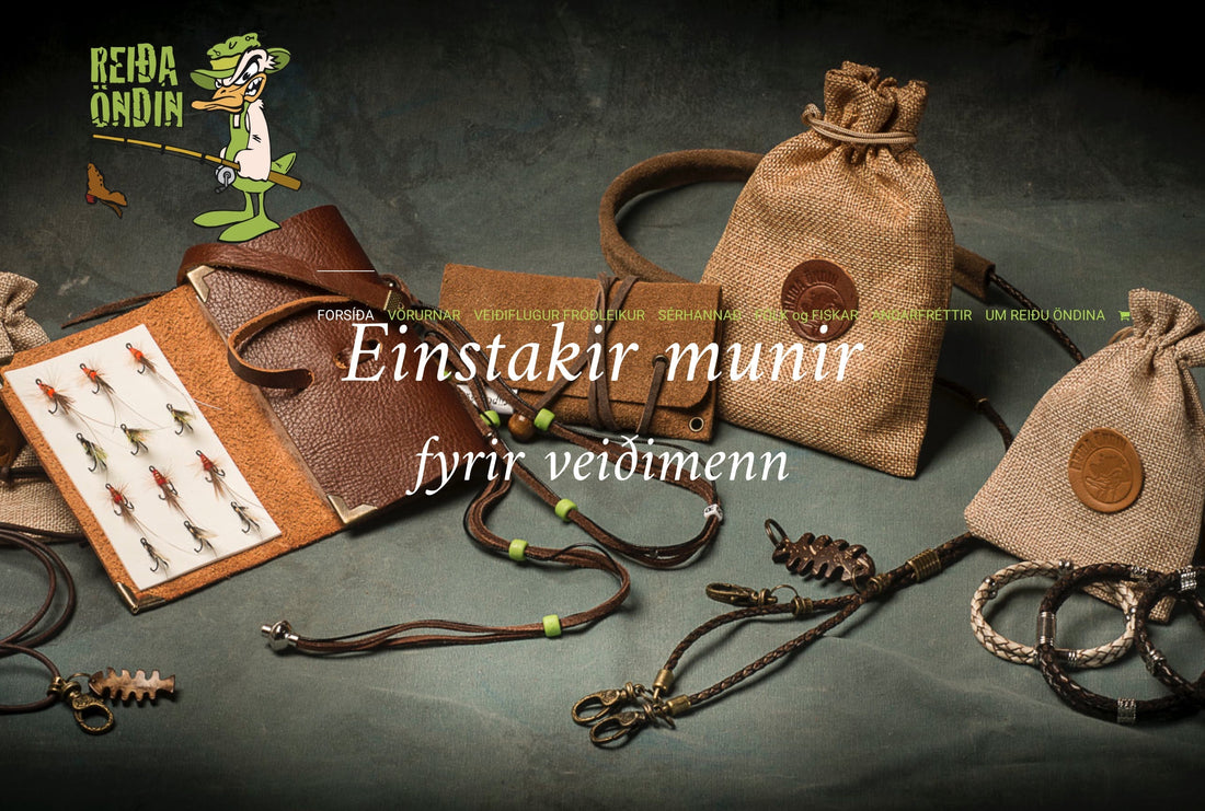 Explore the World of Custom Leather Fishing Gear with Reiða Öndin