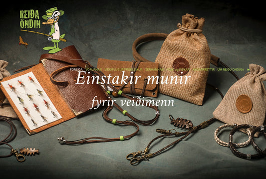 Explore the World of Custom Leather Fishing Gear with Reiða Öndin
