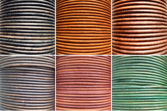 3mm Leather Cord Antique Round Real Genuine Craft Jewellery String Rope Lace Thong