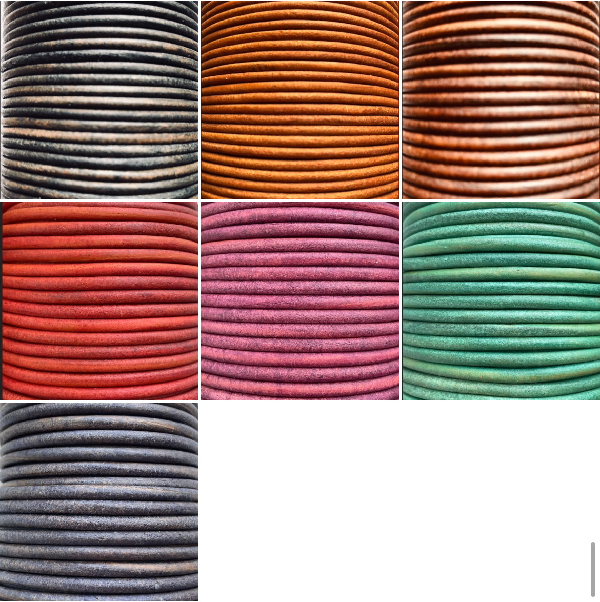 Antique 4mm Leather Cord Round Real Genuine Craft Jewellery String Rope Lace Thong