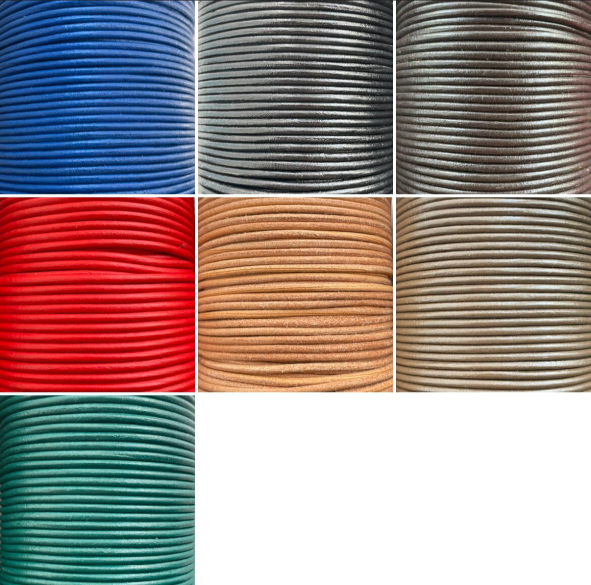 2.5mm Leather Cord Round Real Genuine Craft Jewellery String Rope Lace Thong